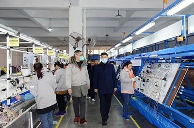 路斌实地调研督导企业复产和项目复工情况
