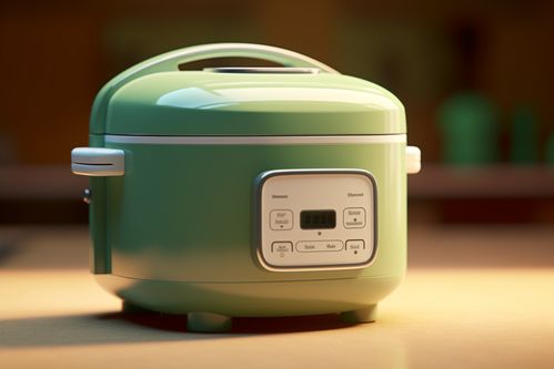 可爱厨房设备电饭锅家用电器摄影图 摄影图